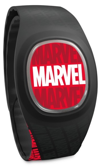 A new Marvel Logo Limited Release MagicBand has appeared