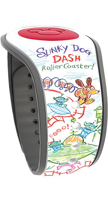 Disney MagicBand Collectors - A Toy Story Land Blocks MagicBand is now out  for purchase. It's a light teal turquoise base color band with a light teal  turquoise icon color. The band