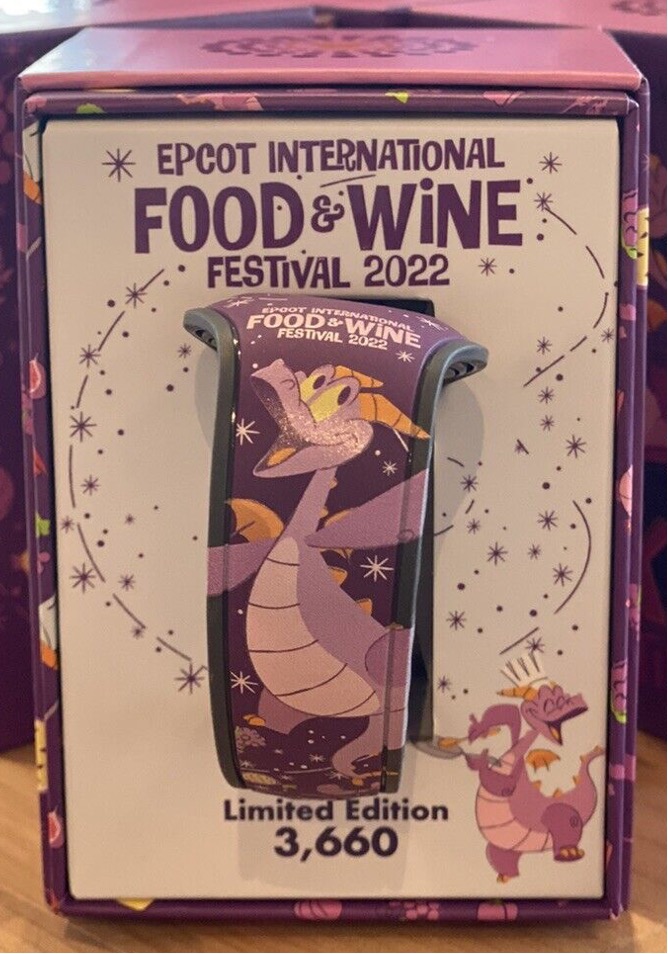 Epcot International Food & Wine Festival 2022 – Figment Limited Edition 3660 MagicBand is now out