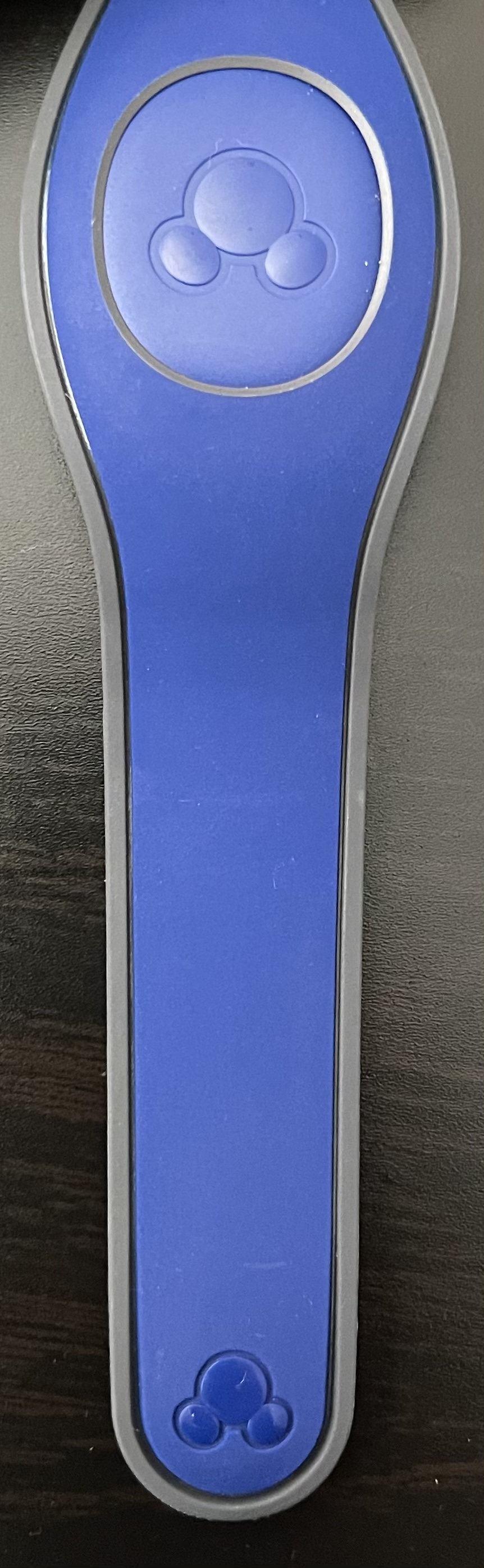 A new Royal Blue solid base color MagicBand has appeared