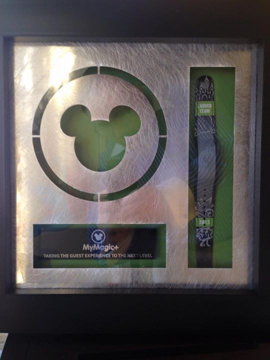Launch Team MagicBand Award given to Cast Members today