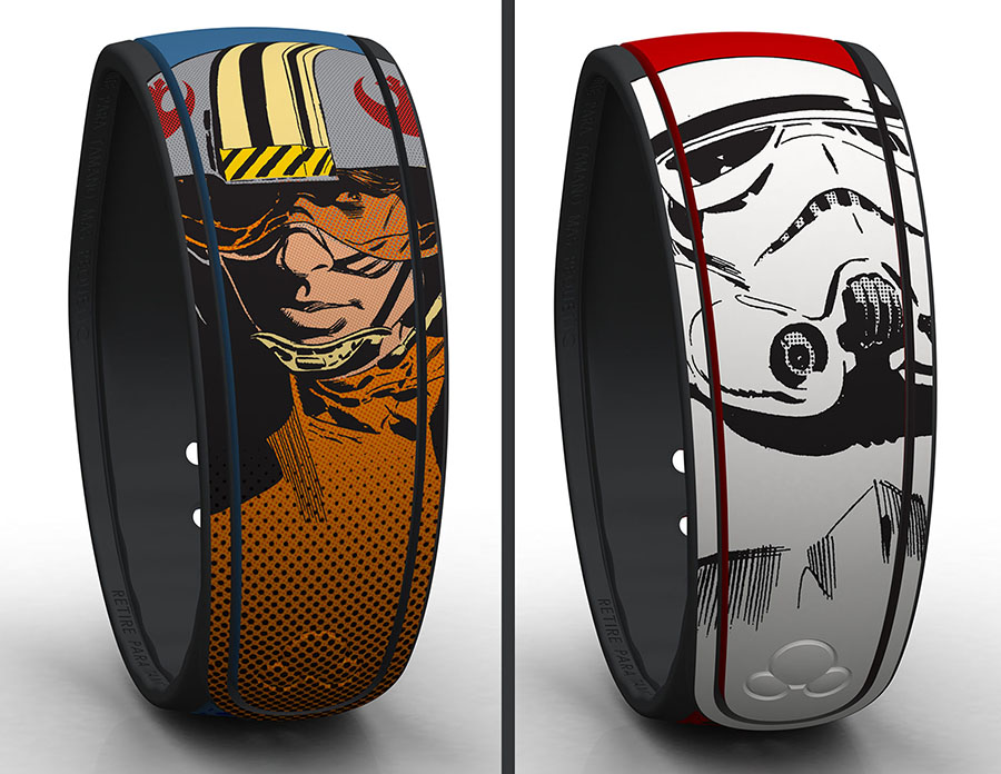 Luke Skywalker and Stormtrooper graphic MagicBands now available on DisneyStore.com