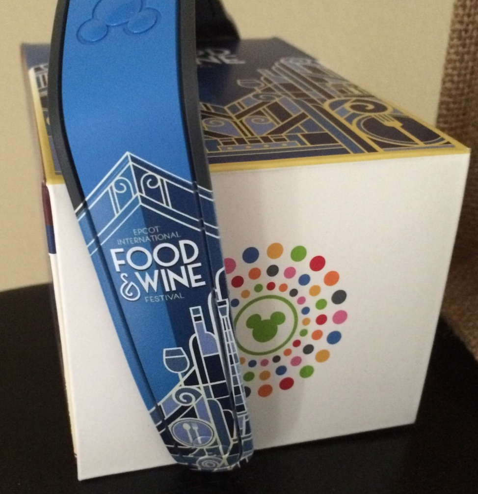 First pictures of the new 2015 Epcot Food & Wine Festival Premium Package MagicBand