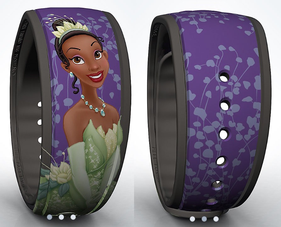 Purple Open Edition Princess Tiana MagicBand appears at Walt Disney World