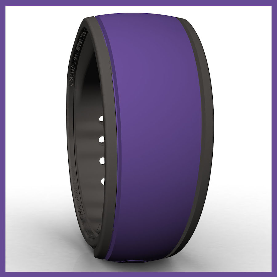 Solid purple MagicBand scheduled to be released in late December
