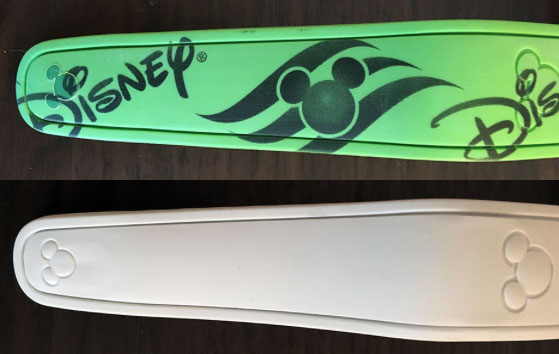 Take a look at five prototype MagicBands recently discovered, including a white MagicBand