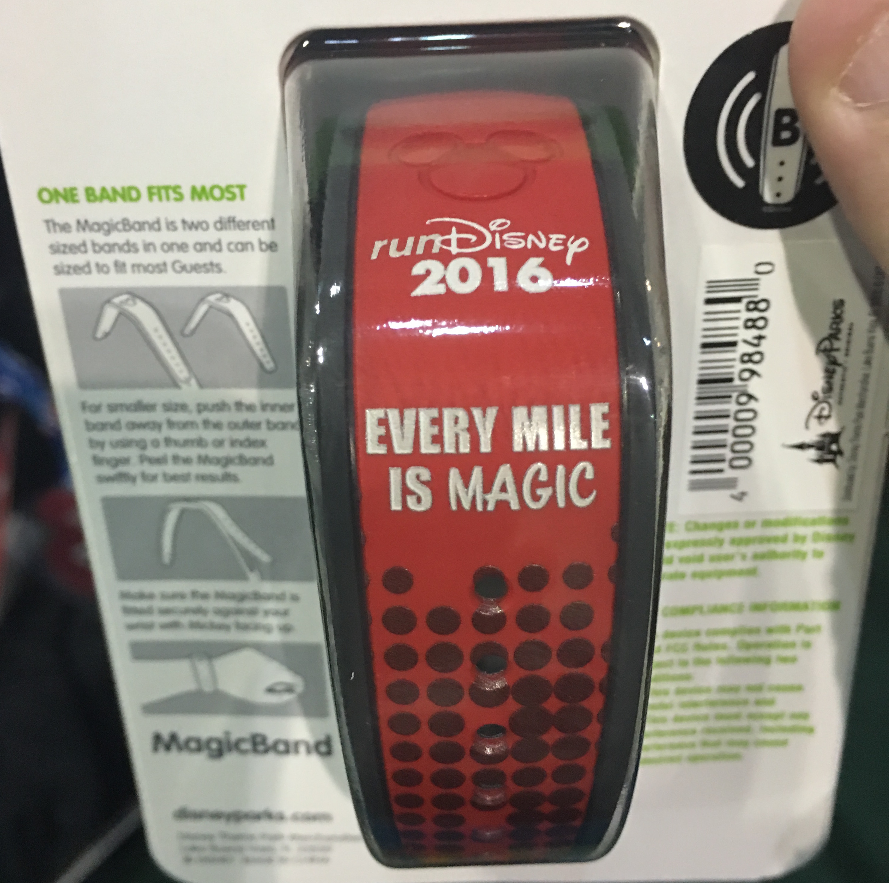 2016 runDisney themed MagicBand released at ESPN
