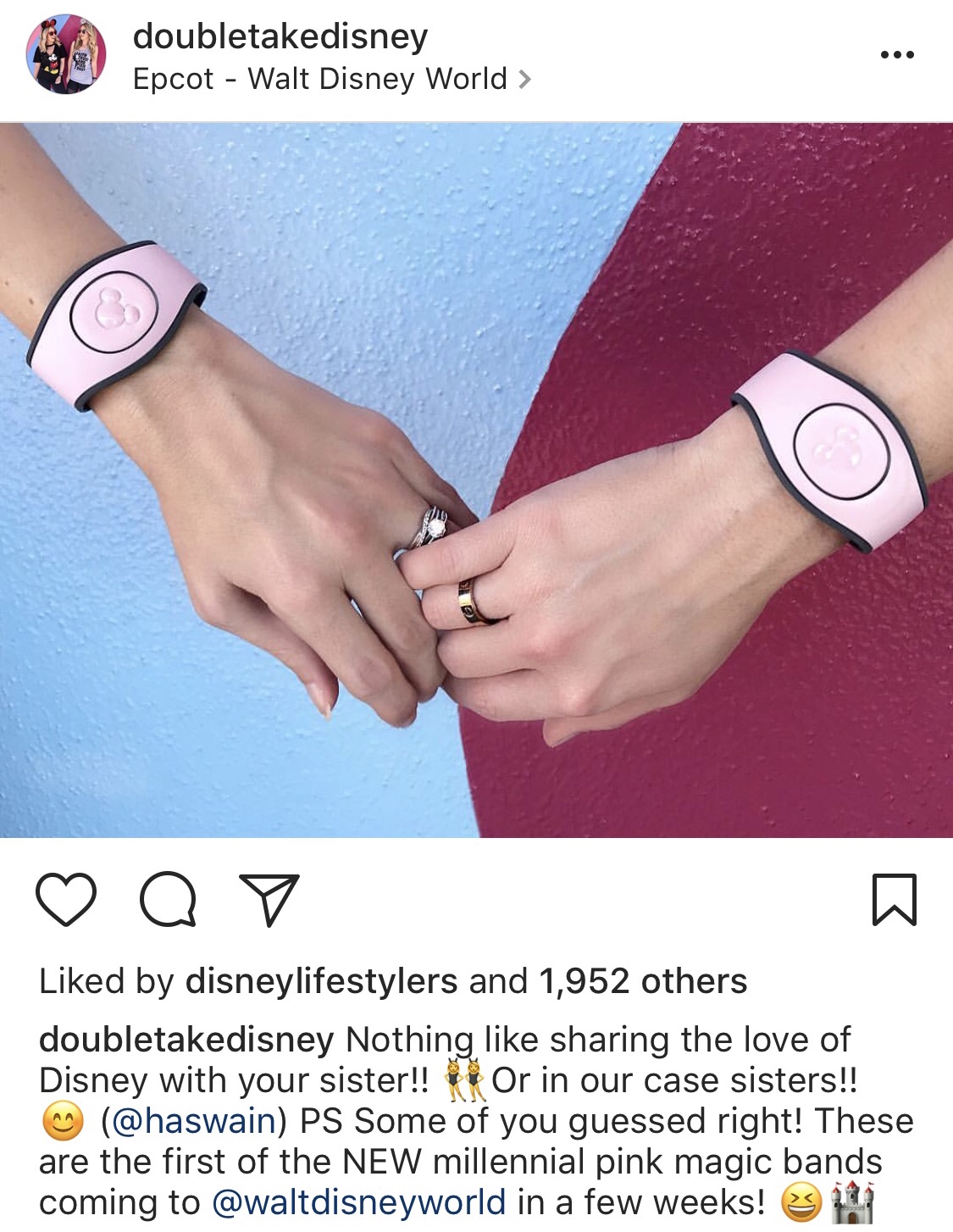 MagicBand+ Light Pink