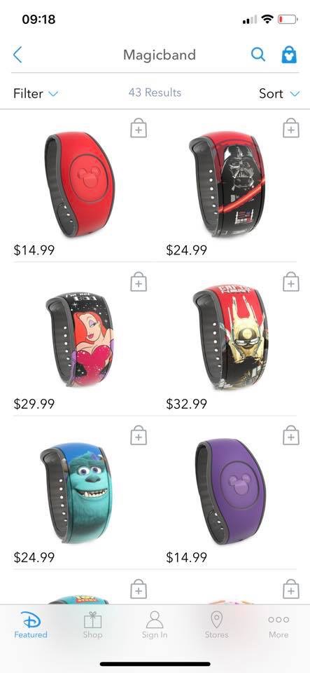 MagicBand prices increase