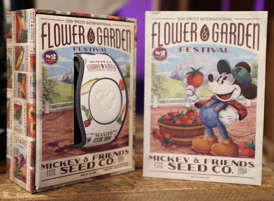 Disney EPCOT Flower And Garden Festival 2020 Minnie Mouse Magic Band~LE 2000~New 